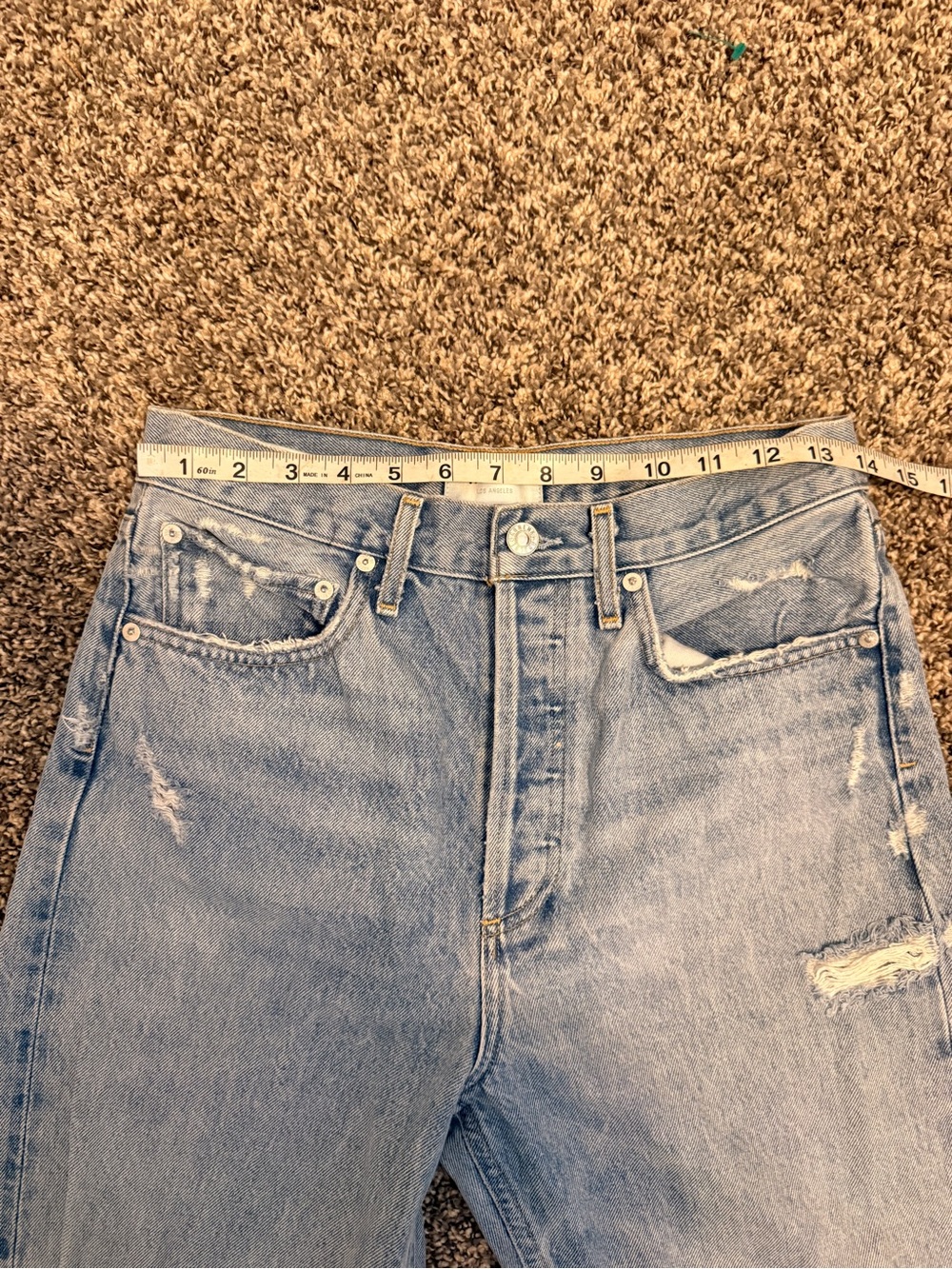 Agolde Distressed 90’s Jeans - Picture 5 of 7